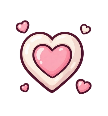Handcrafted artisan confectionery heart